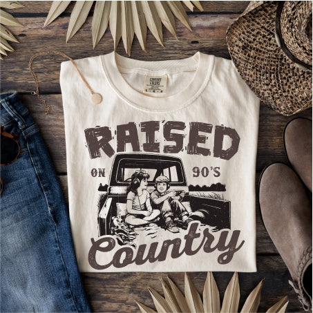 Raised on 90s Country Tee (Comfort Colors)