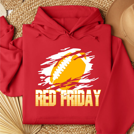 Red Friday Football Hoodie