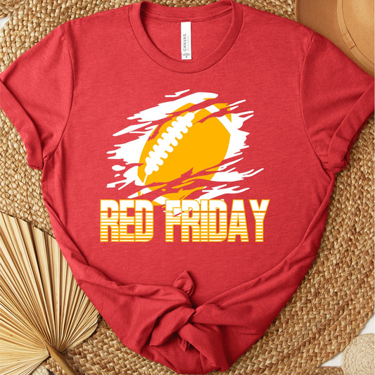 Red Friday Football Tee