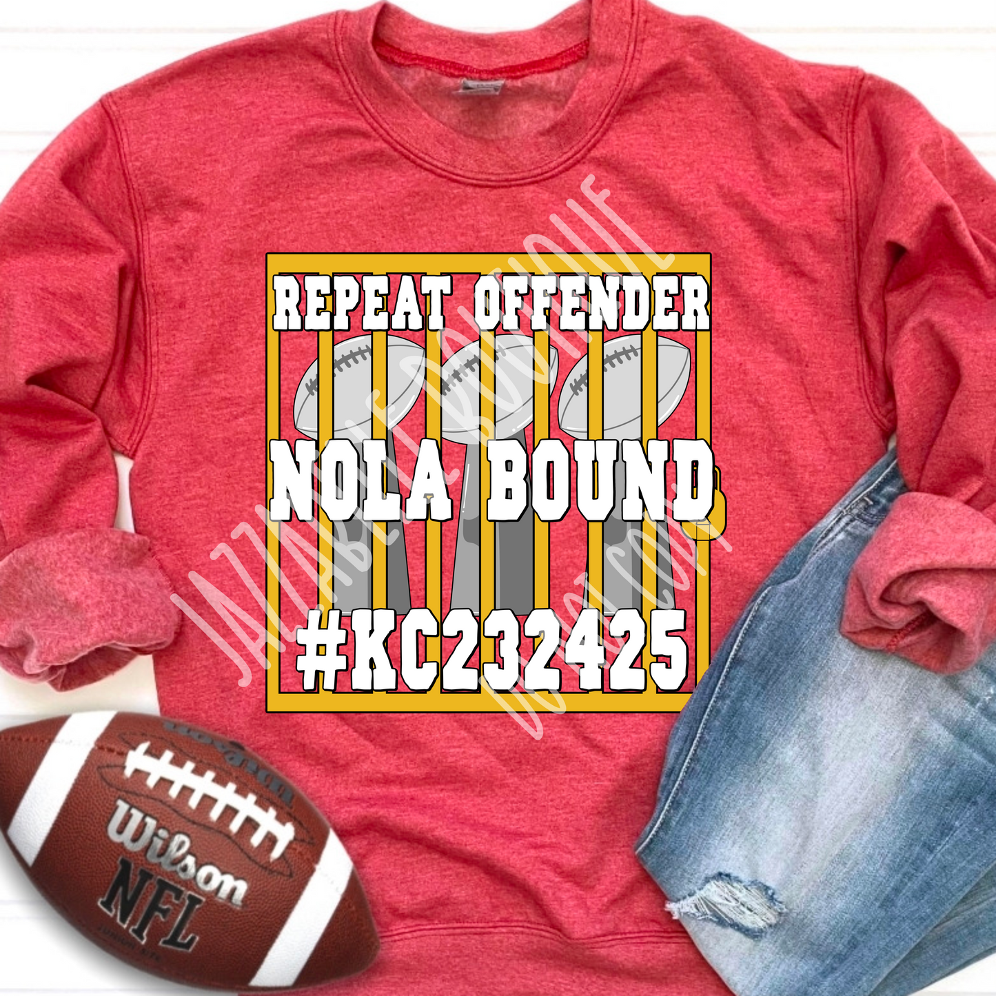 Repeat Offender 3peat Super Bowl LIX Kansas City Chiefs Crew