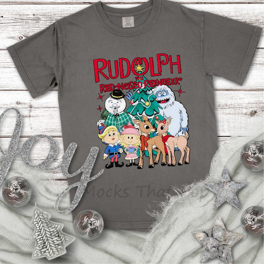 Rudolph the Red-Nosed Reindeer Comfort Colors Tee