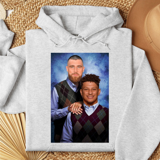 Kelce and Mahomes Step Brothers Hoodie