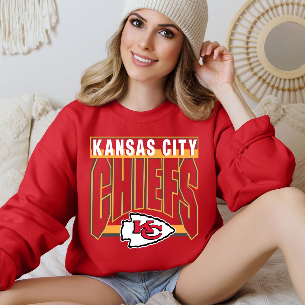 Taylor Swift Inspired Retro Kansas City Chiefs Crew