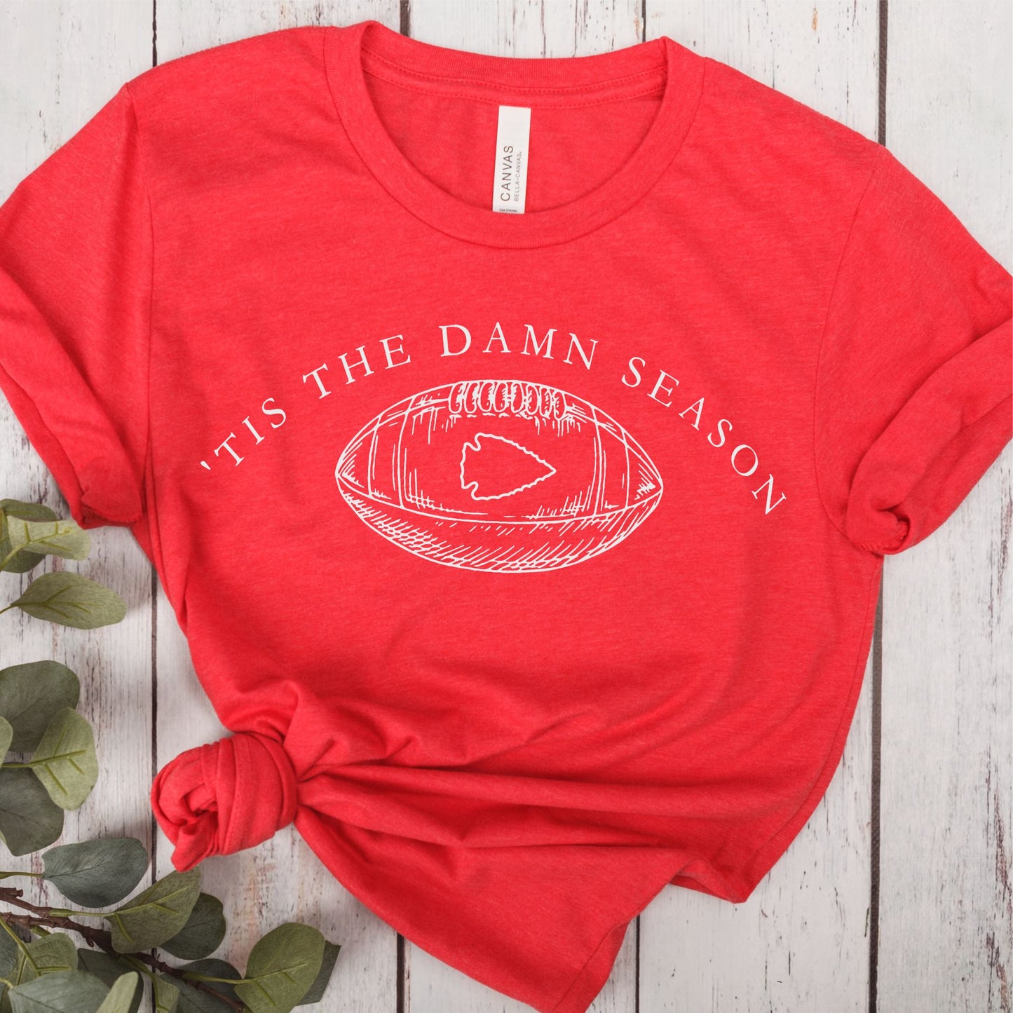 'Tis the Damn Season Taylor Swift Travis Kelce KC Chiefs Tee