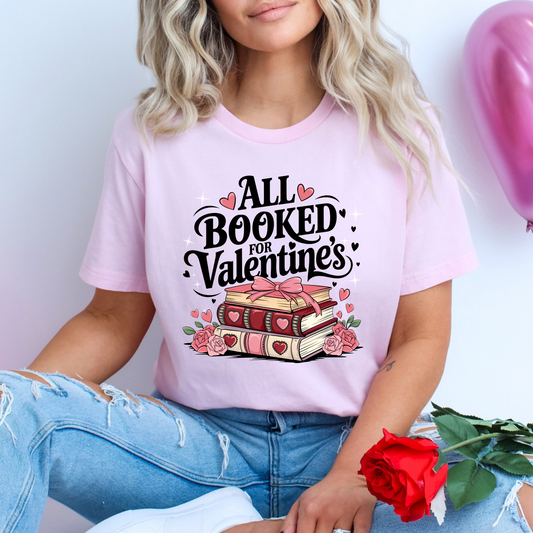 All Booked for Valentine's Tee Shirt