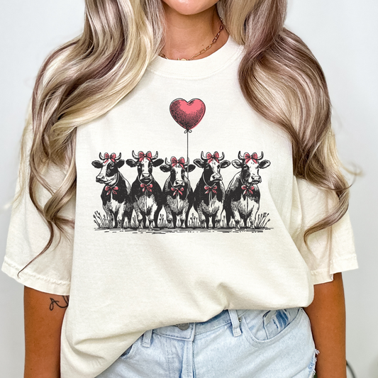 Valentine's Cows **Comfort Colors** Tee