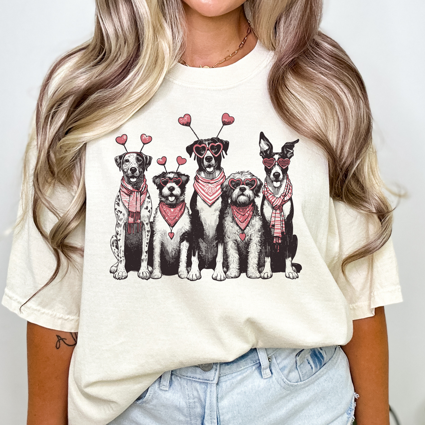 Valentine's Dogs **Comfort Colors** Tee (Copy)