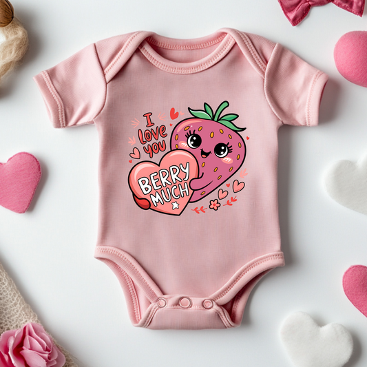 Youth Valentine's "I Love You Berry Much" Top