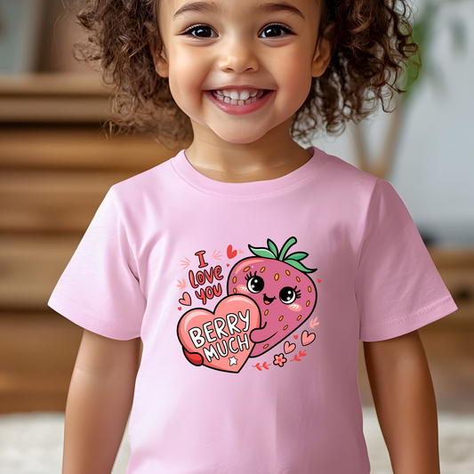 Youth Valentine's "I Love You Berry Much" Top