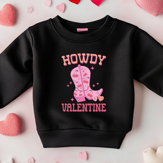 Howdy Valentine Youth Onesie/Tee/Crew