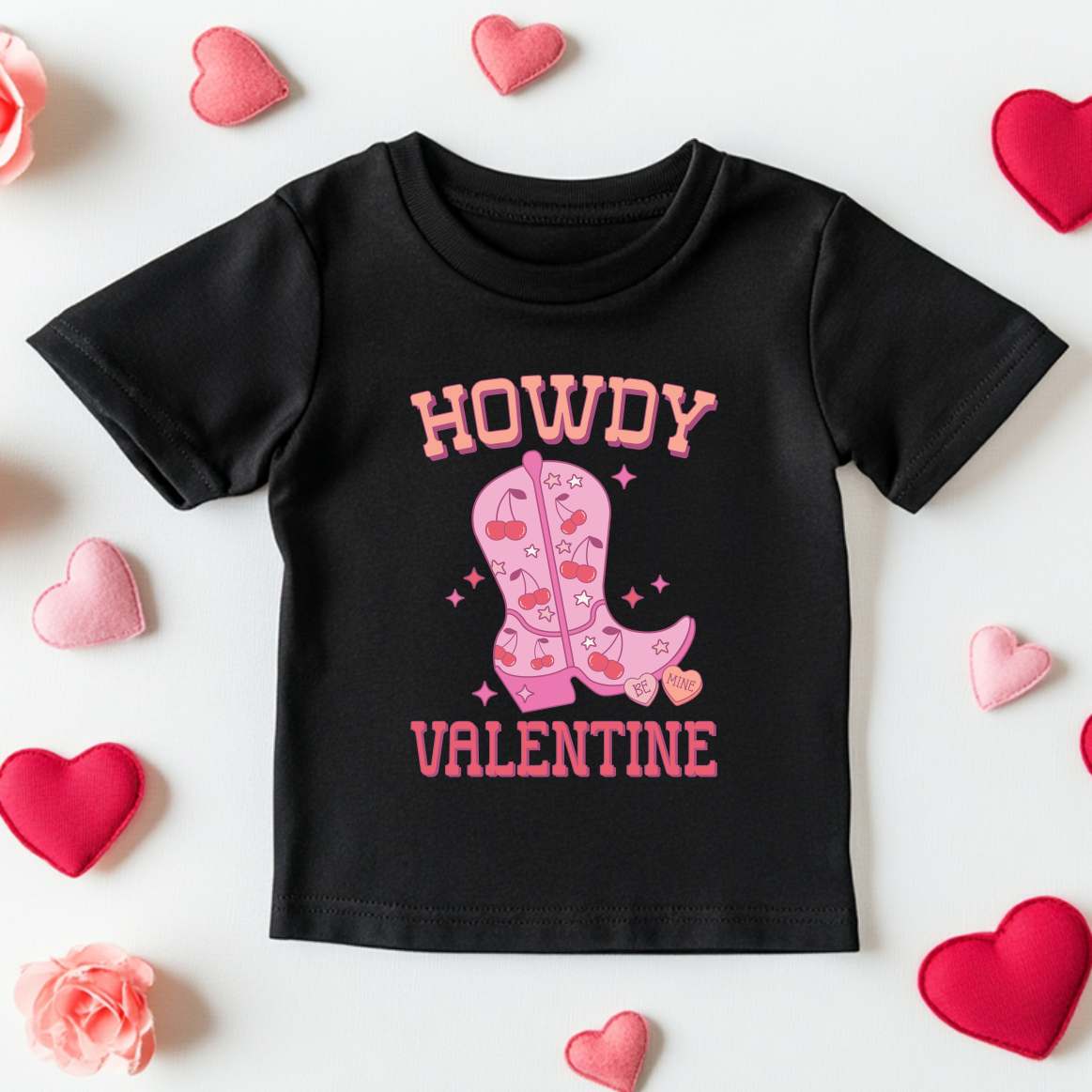 Howdy Valentine Youth Onesie/Tee/Crew