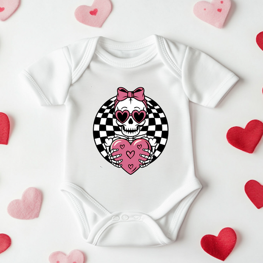 Skelly Valentine Youth Onesie/Tee/Crew