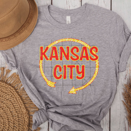 KC Arrowhead Tee Shirt – Jazzabelle Boutique