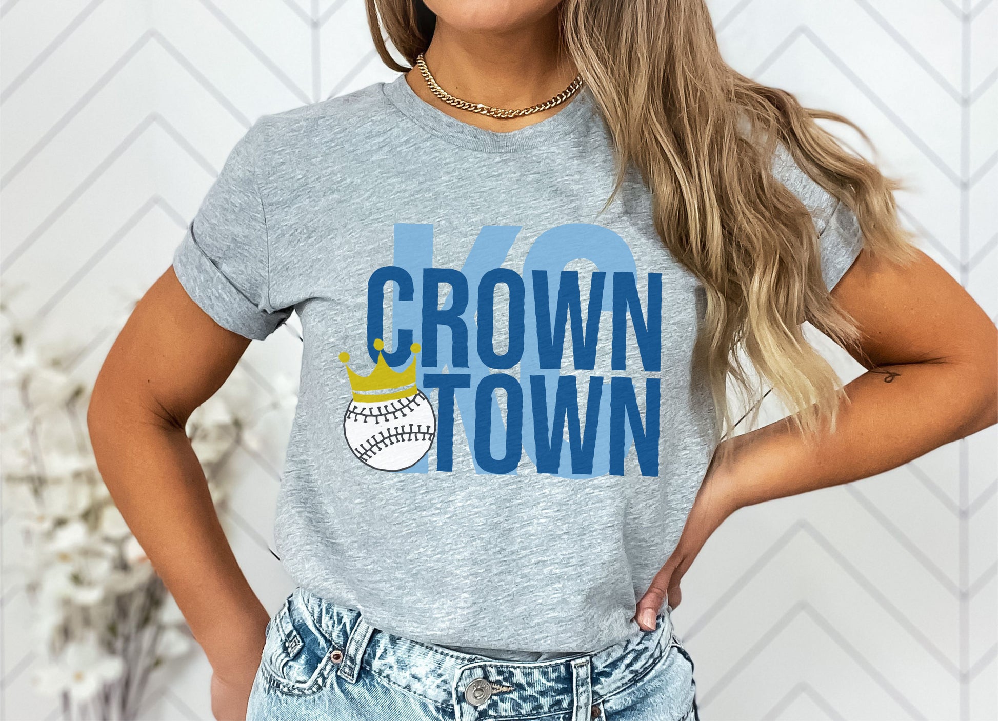 Baseball Crown - Kansas City Royals Unisex Graphic T-Shirt