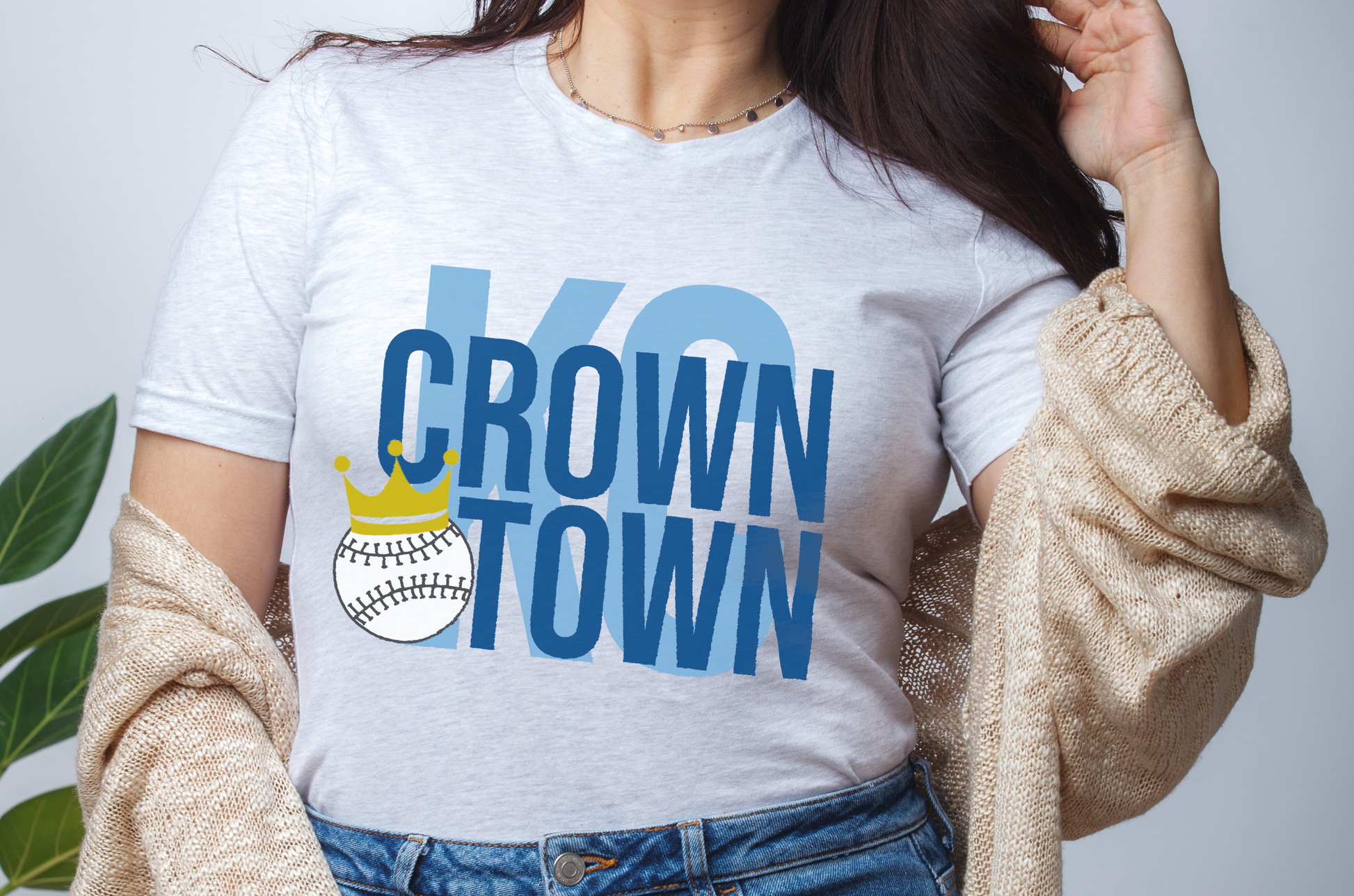 Baseball Crown - Kansas City Royals Unisex Graphic T-Shirt